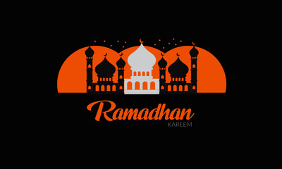 Ramadhan Kareem vector design islamic greeting poster