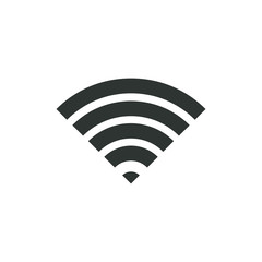 wifi signal symbol icon, vector illustration