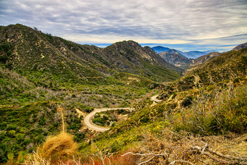 mountain road in the mountains