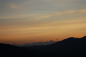 
mountains and uncovered roads, of the Colombian lands, with beautiful views