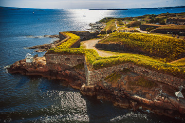 Fortress of Suomenlinna Island near Helsinki. Finland.