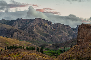 Fototapeta premium mountain landscape with clouds