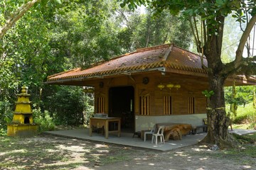 German Girl Shrine on Tropical Pulau Ubin Island, Singapore