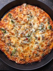pizza in a pan