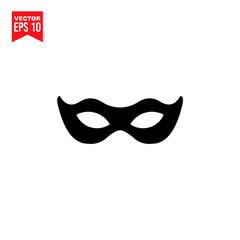 carnival mask vector illustration Icon symbol Flat vector illustration for graphic and web design.
