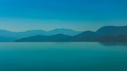 Poster blue landscape en Hierve el Agua Oaxaca © Juan