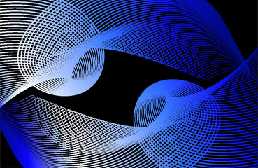 Linear background print and embroidery graphic design vector art