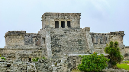 Beautiful beach of Tulum, Yucatan peninsula, Mexico.