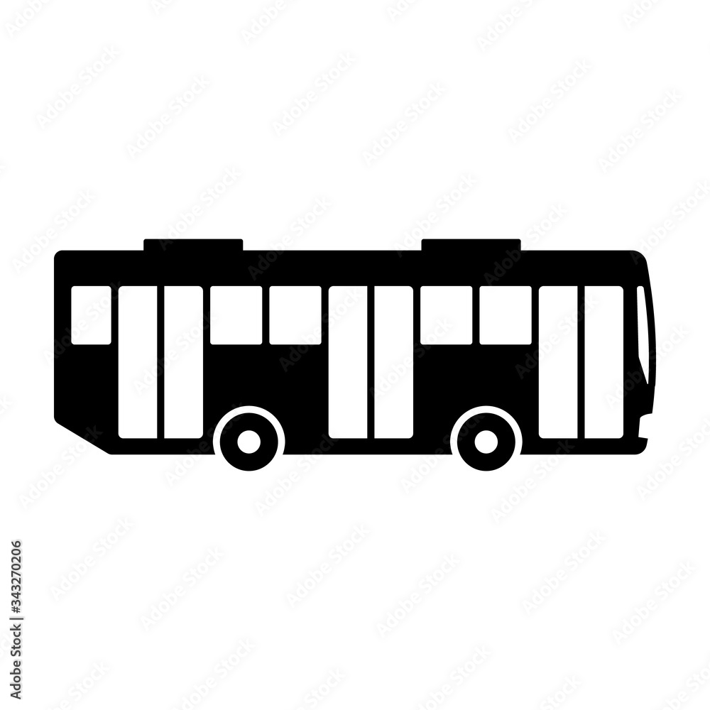 Poster bus icon. simple vector public transport icons for ui and ux, website or mobile application