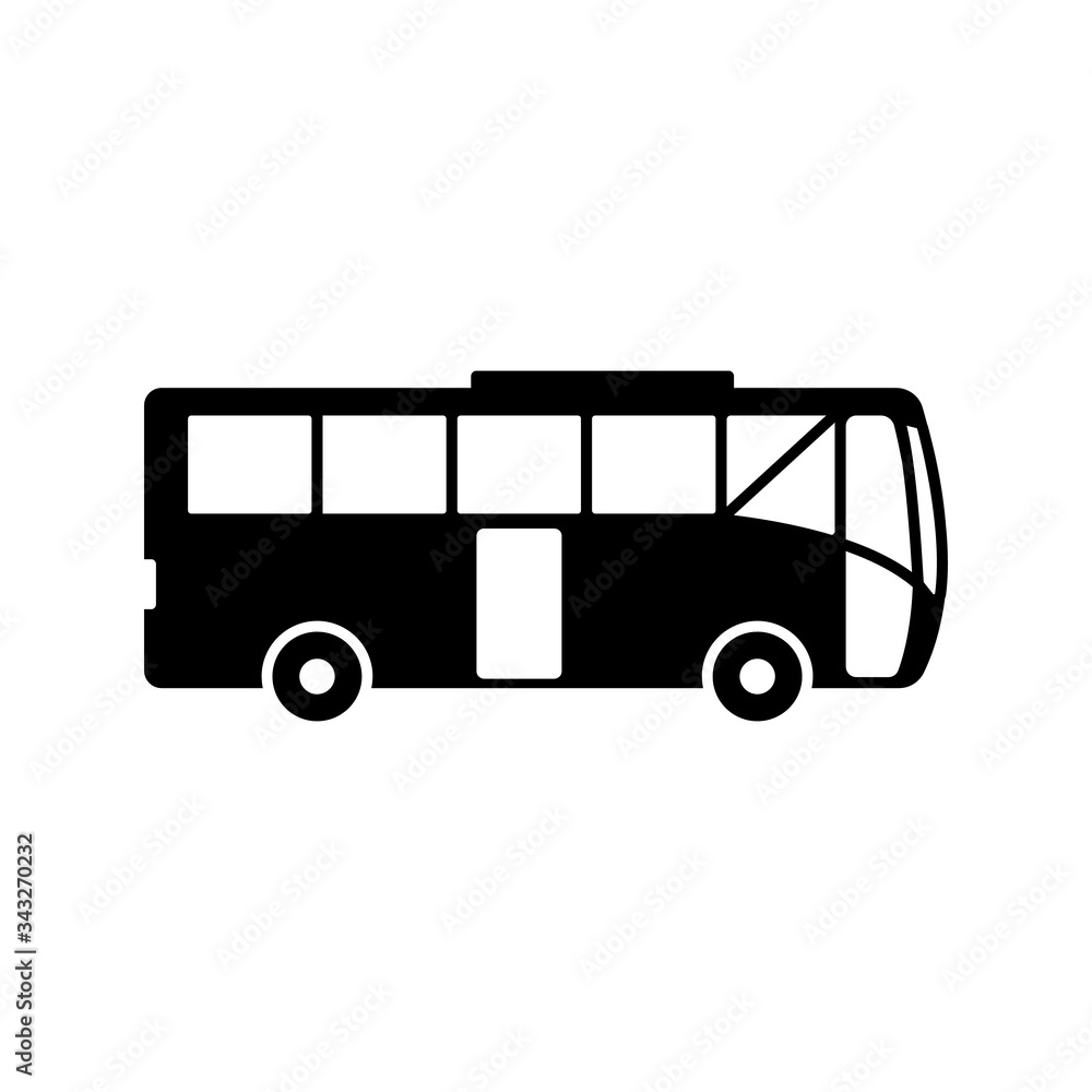 Aufkleber bus icon. simple vector public transport icons for ui and ux, website or mobile application