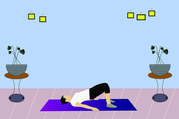 Lift one arm forward and the opposite leg back, alternating sides. Perform this exercise 20–30 times (or more), rest for 30–60 seconds, and repeat up to 5 times. This exercise strengthens your belly, 