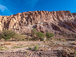 Fototapeta premium San Pedro de Atacama, Chile; landscape on the outskirts of town