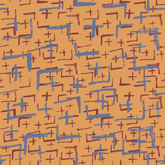Tie Dye Japanese Geometric Simple Seamless Pattern. Geo Wabi Sabi Traditional Kimono Print. Scribble Cartoon Doodle Craft Texture. Boho Tie Dye Wash Batik. Scribble Craft Doodle Seamless Collage