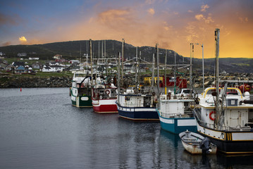 Fototapeta na wymiar Port of Bonavista, Newfoundland, Canada