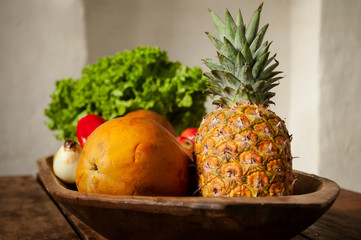 Fresh fruit and vegetables