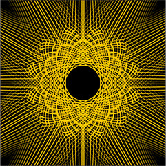 mix led dot printing and embroidery graphic design vector art