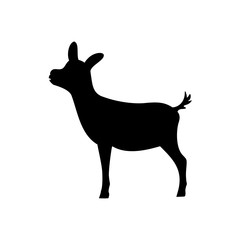Farm Animals Goat Goatling Icon Vector Illustration