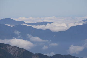 Beautiful landscape in Hehuan East Peak Trail