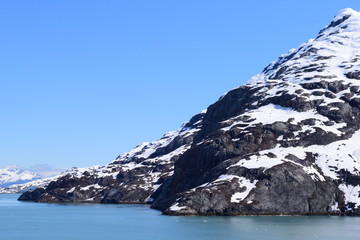 A sunny day in Glacier bay, Alaska