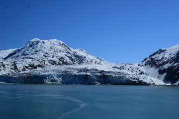 A sunny day in Glacier bay, Alaska