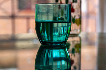 Vaso azul.