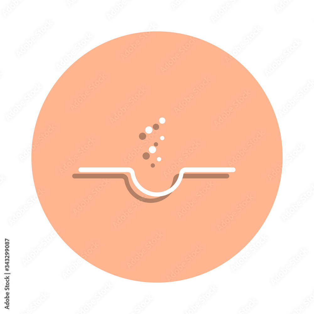 Poster seed sowing badge icon. simple glyph, flat vector of farm icons for ui and ux, website or mobile app
