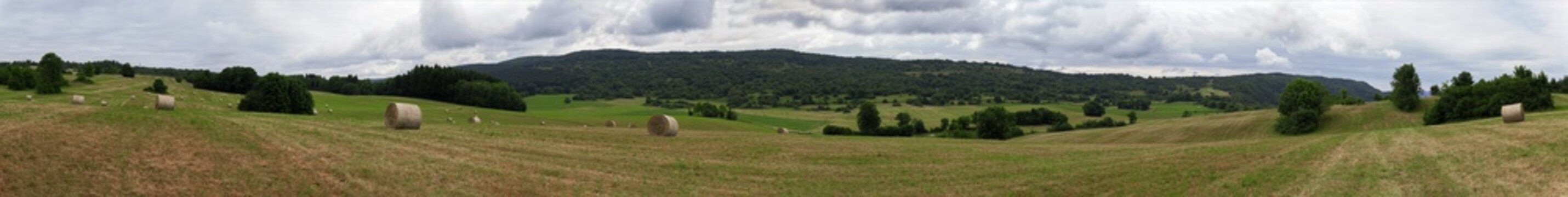 R&eacute;colte du foin dans le Bugey