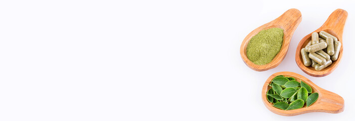 Moringa oleifera - Moringa leaves, powder, capsules