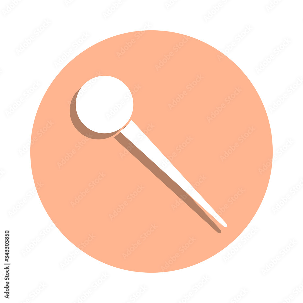 Poster pin badge icon. simple glyph, flat vector of university life icons for ui and ux, website or mobile 