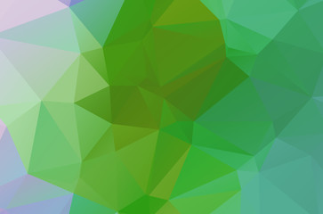 light Green geometric designs. Vector, multicolor geometric background