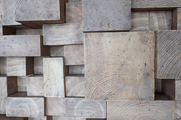closeup wood blocks texture background Wallpaper .