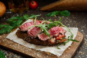 Beef Bruschettas