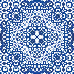 Antique azulejo tiles patchwork.