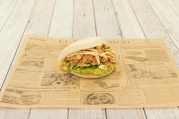 Asian bao sandwich image