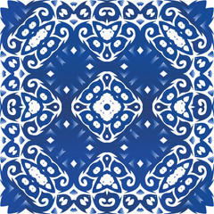 Traditional ornate portuguese azulejo.