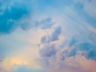 Fototapeta na wymiar Sky view with stunning clouds