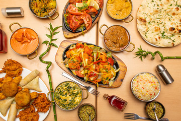 hindu food dishes set
