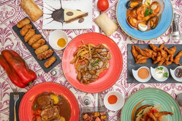Spanish food still life