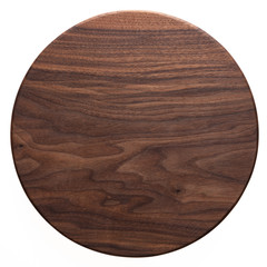 Handmade black walnut round wooden chopping board. Walnut round wooden pallet. Black walnut wood...