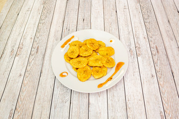 Plate of tostones