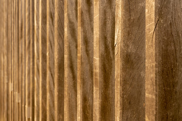 An wooden fence