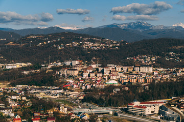 Fototapeta na wymiar Panorama of Sochi