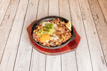 sisig plate