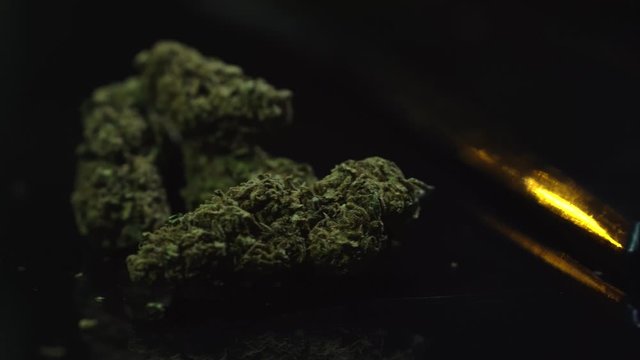 Marihuana Buds cinematic B-roll  weed