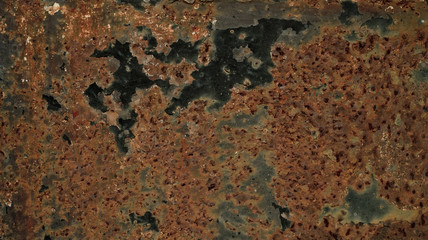 metal texture with scratch and crack, rust wall
