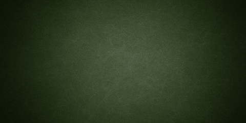 Elegant dark emerald green background with black shadow border and old vintage grunge texture design
