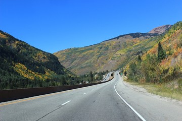 Fototapeta premium Beautiful mountains and nature beauty in colorado, United States of America