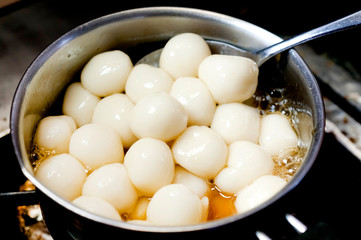 白玉団子のみたらし風