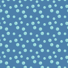 Seamless pattern with bubbles. Vector illustration.