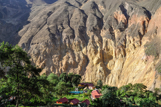 Oasis inside Colca Canyon, Peru